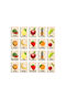 Wooden Puzzle Intelligence Cards Matching Game Memory Card Puzzle Set of 5 Visual English Eticset1005 - 5