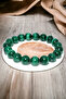 Malahit Natural Stone Bracelet 8 mm AA Quality (Size Option) - 2