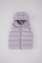 Baby Girl Quilted Waterproof Water Repellent Hooded Puffer Vest A2475A523Au