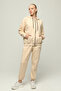 Women's Hooded Kangaroo Pocket Oversize Rubber Leg Zippered Tracksuit Set - 6