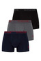 Men's, Licensed, USPA, Colorful, 3-Pack Boxers