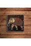 Indian Elephant Art Natural Stone Travertine Coasters Set of 4 - 2
