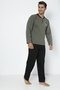 Two Thread (Thick) Long Sleeve Pajama Set - 4