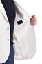 White D. Slim Fit Patterned Mono Collar Casual Jacket - 5