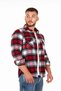 Slim Fit Red Plaid Unisex Lumberjack Shirt - 5