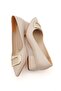 Scenic Beige Buckled (4 cm) Pointed-Toe Heeled Shoes - 2
