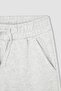 Girls' Gray Jogger Standard Fit School Sweatpants - 7