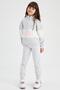 Girl's High Collar Sweatshirt - 2