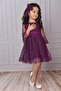 Purple Lace Girl's Dress - 4
