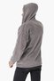 Men's Outdoor Oversize Hooded Zipper Closure Fleece Hoddie Gray 23w106 - 6