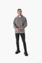 Men's Outdoor Oversize Hooded Zipper Closure Fleece Hoddie Gray 23w106 - 4