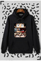 Unisex Black My Hero Academia Hooded Sweatshirt