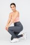 Spocket Women's Gray Pocket High Waist, Firming Yoga Tights 25" - 2