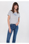 Printed Gray T-Shirt Regular Fit / Normal Cut 1611480-80196