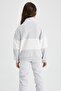 Girl's High Collar Sweatshirt - 5