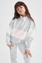 Girl's High Collar Sweatshirt - 3