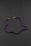 Certified Amethyst (Gems) Natural Stone Knotted Necklace 6 Mm, M457 - 3