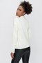 Women's Shawl Collar Melange Knitwear Cardigan Ecru 23w319 - 5