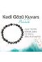 Certified Cat's Eye Natural Stone Bracelet, Cat's Eye Natural Stone Bracelet (8mm) B1086