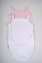 New Season Rope Strap Jacquard Air Conditioned 2-Piece Snap-On Baby Bodysuit