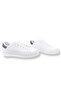 Women's White Black Sports Plain Lace-up - 4