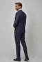 Men's Woolen Slim Fit Slim Fit Tuxedo Groom Dress with Vest - 5