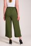 Women's Loose Fitting Baggy Trousers Khaki 23w402 - 4