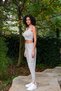 Women's Strappy Athlete - Trousers Double Knitwear Set Gray 23w322