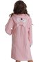 Hooded Children's Bathrobe 100% Cotton Water Absorbent Girl Boy Baby Animal Pink - 6