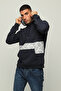 Men's Regular Fit Long Sleeve Crew Neck Printed Kangaroo Pocket Sweatshirt - 2