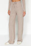 Bej Yumoş Crop ve Wide Leg/Geniş Paça Örme Alt Üst Takım TWOAW23AU00125 - 5