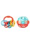 Set of 2 Caterpillar Ball Rattle and Ring Rattles