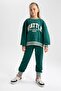 Girls' Printed Jogger Sweatpants