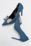 VEGAS Denim Blue Women's High Heels Shoes - 5