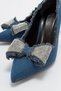 VEGAS Denim Blue Women's High Heels Shoes - 4