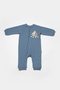 Baby Zippered Romper, 100% Organic Cotton, Baby and Newborn Series, Winter Collection - Csy8029 - 2