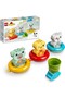 lk وقت الاستحمام الممتع: قطار الحيوانات العائمة 10965 - للأعمار من 18 شهرًا فما فوق في مرحلة ما قبل المدرسة