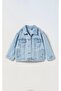 Unisex Model Antique Jeans / Denim Jeans Jacket with Ripped Detail