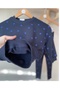 New Season Heart Printed Top and Bottom Set - 5