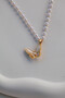 Pearl Butterfly Steel Necklace - Ideal for a Gift - 3