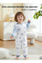 Long Sleeve Baby/Kids Jumpsuit-Pyjamas-Salopet, 100% Organic Cotton, Four Seasons, 3-4 Years - 2