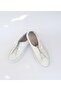 Inside and Outside 100% Genuine Leather Rubber Laced Casual White Color Shoes
