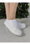 Bridal Shoes Flat Sole Sports Pearl Detail White Wedding Dress Shoes Stilo Design - 8