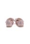 Bow Tie Stone Velcro Girls Ballerina Shoes 254 Vakko - 4
