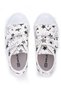 Fabiola Fairchild White Starry Daily Star Printed Unisex Girls Boys Velcro Sports Shoes Sneakers Orthopedic School Shoes - 2