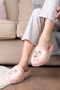 Women's Cat Paw Printed Winter House Slippers - 3