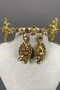 Honey Color Helenist Double Sided Bridal Henna Crown and Stone Earring Set for the Most Beautiful Brides – Crown – Crown - 2