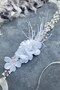 Special Design Lendey Feathered Flower Hair Accessory for the Most Beautiful Brides – Crown, Crystal Stone, Stylish Model - 2