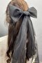 Bridal Accessory Simple Bow Buckle Hair Accessory – Bridal Accessory, Stylish Design, Women's Accessory - 3