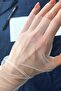 Wedding Material Transparent Bridal Gloves Fingerless Gloves Wedding Gloves – Magnet, Gift, Ornament - 3
